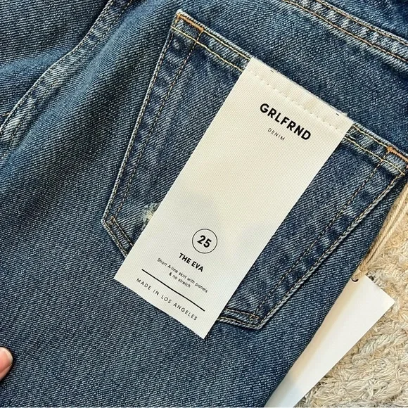 NWT GRLFRND Eva A-Frame Gusset Skirt in Walk This Way - Picture 10 of 11